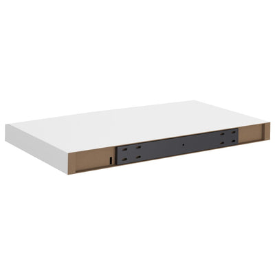 Floating Wall Shelves 2 pcs White 50x23x3.8 cm MDF Payday Deals