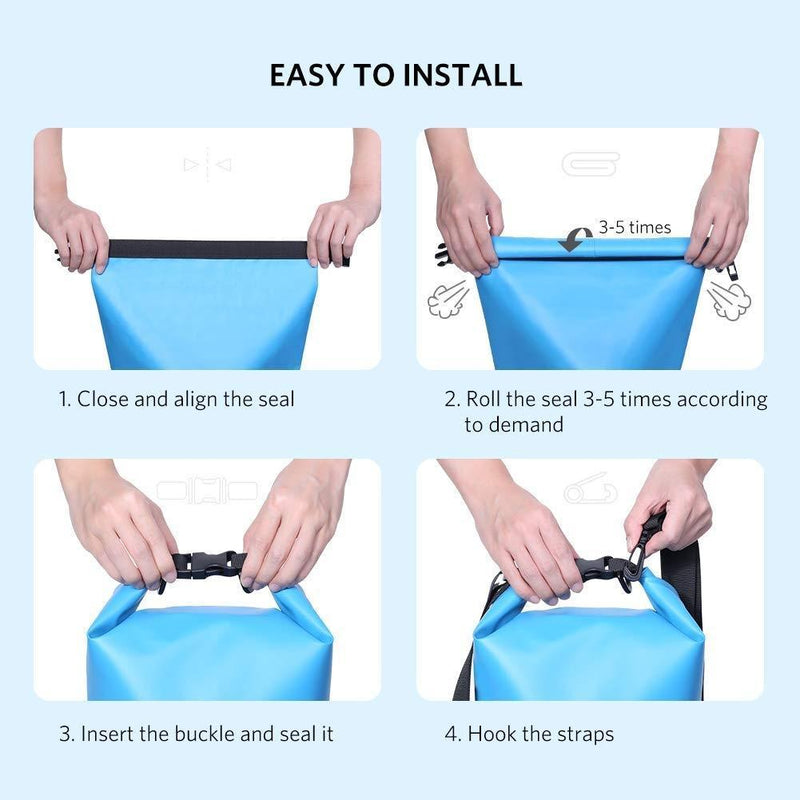 UGREEN Floating Waterproof Dry Bag for Cycling/Biking/Swimming/Rafting/Water Sport - Blue Payday Deals