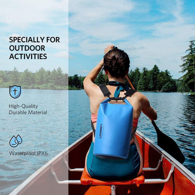 Floating Waterproof Dry Bag for Cycling/Biking/Swimming/Rafting/Water Sport - Blue