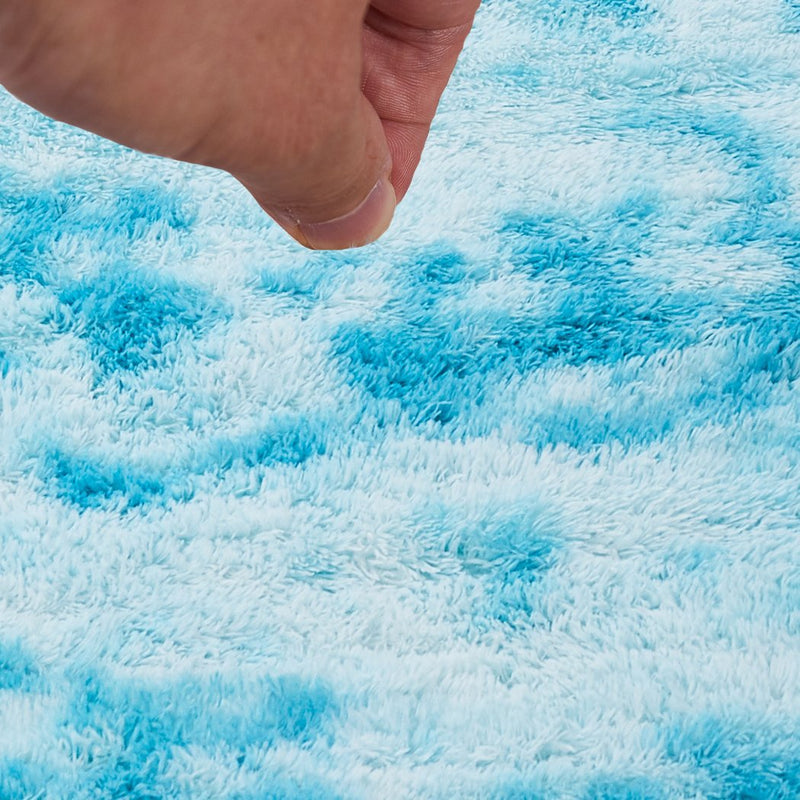 Floor Rug Shaggy Rugs Soft Large Carpet Area Tie-dyed Maldives 140x200cm Payday Deals