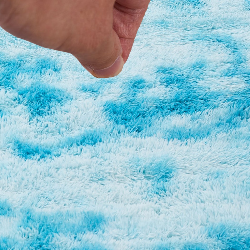 Floor Rug Shaggy Rugs Soft Large Carpet Area Tie-dyed Maldives 80x120cm Payday Deals