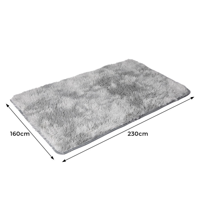 Floor Rug Shaggy Rugs Soft Large Carpet Area Tie-dyed Mystic 160x230cm Payday Deals
