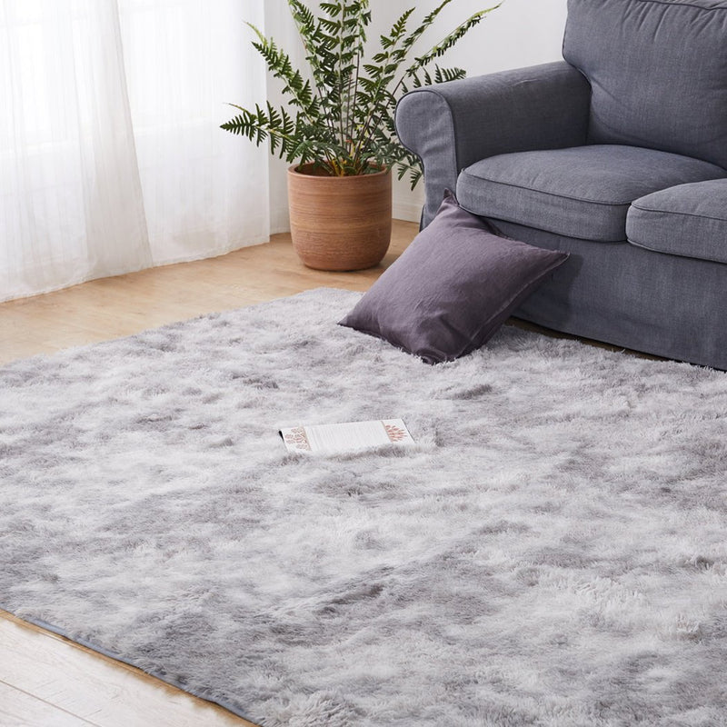 Floor Rug Shaggy Rugs Soft Large Carpet Area Tie-dyed Mystic 80x120cm Payday Deals