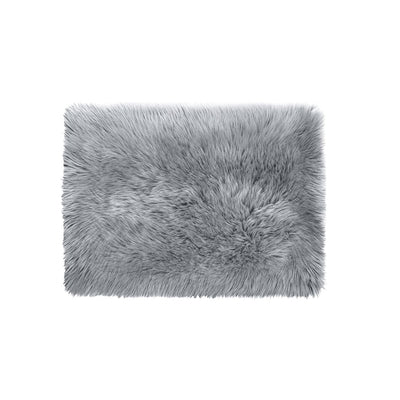 Floor Rugs Sheepskin Shaggy Rug Area Carpet Bedroom Living Room Mat 60X120 Grey Payday Deals