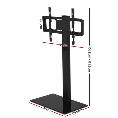 Artiss Floor TV Stand Brakcket Mount Swivel Height Adjustable 32 to 70 Inch Black Payday Deals