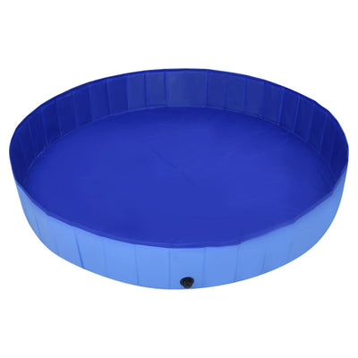 Foldable Dog Swimming Pool Blue 300x40 cm PVC Payday Deals