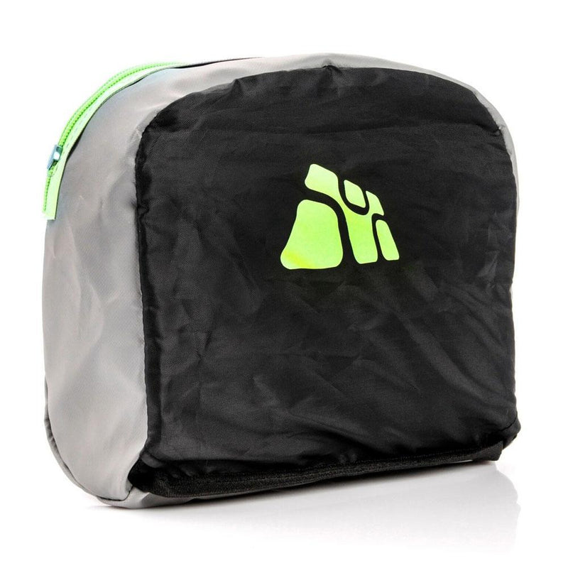 Foldable Gym Bag (Grey / Green)