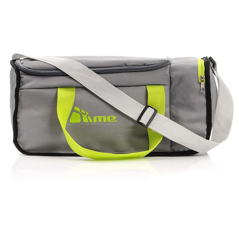 Foldable Gym Bag (Grey / Green)