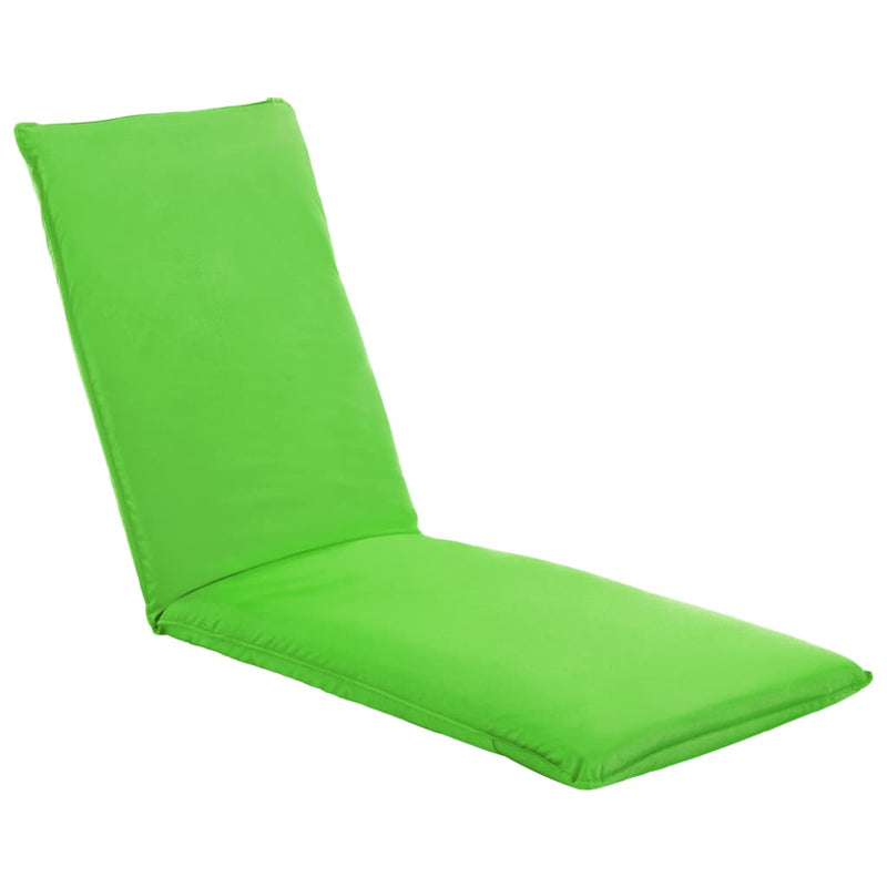 Foldable Sunlounger Oxford Fabric Green Payday Deals