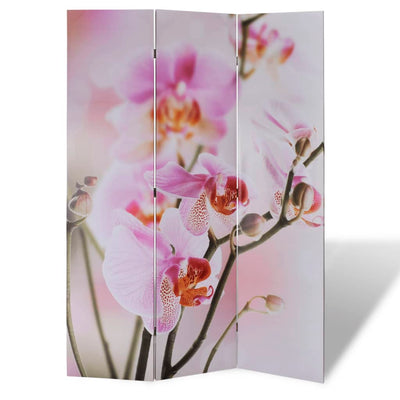 Folding Room Divider Print 120 x 170 Flower Payday Deals