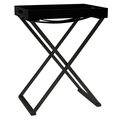 Folding Table Black 48x34x61 cm MDF Payday Deals