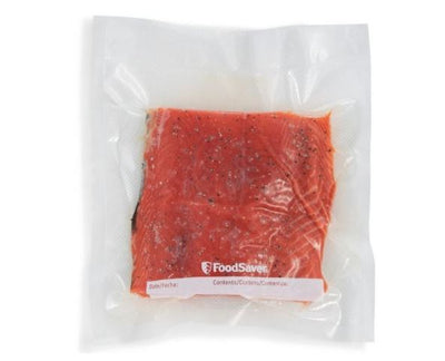 FoodSaver Pre-Cut Vacuum Sealer 48 x Reusable Food Storage Bags - 20cm x 28cm - Clear Payday Deals