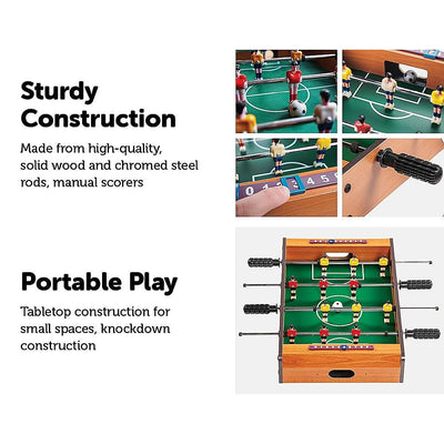 Foosball Games Soccer Table Kids Portable Toy Gift Payday Deals