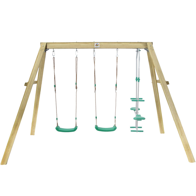 Forde 3-Station Timber Swing Set Payday Deals