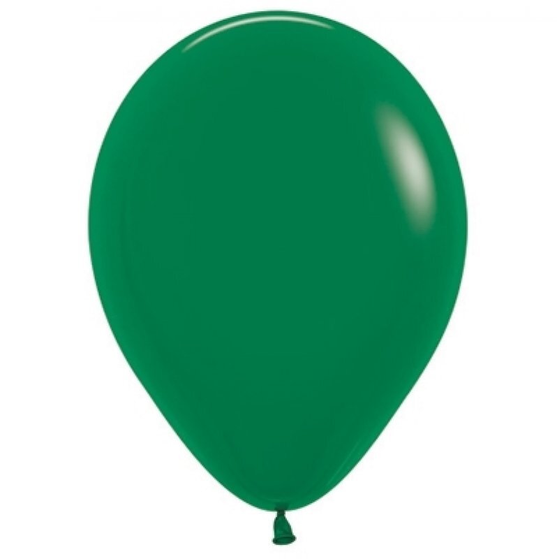 Forest Green Fashion Latex 12cm Balloons 50 Pack Payday Deals