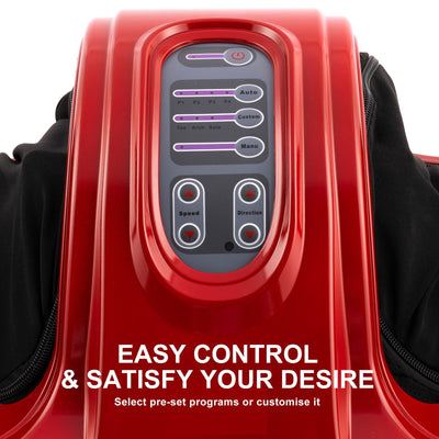 Forever Beauty Red Foot Massager Shiatsu Ankle Kneading Remote Payday Deals