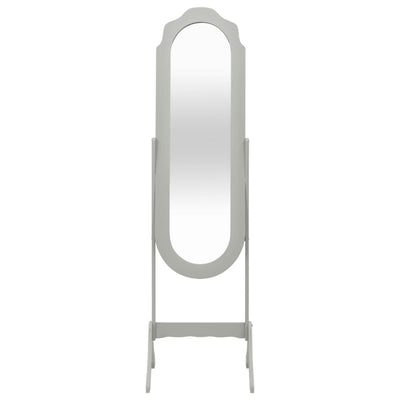 Free Standing Mirror Grey 46x48x164 cm Payday Deals