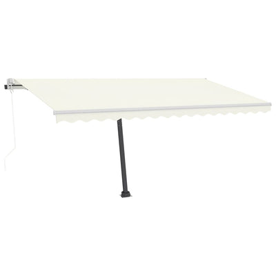 Freestanding Automatic Awning 400x300 cm Cream Payday Deals