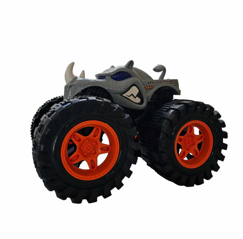 Friction Powered Purple Rhino Monster Truck for Children 1:16 Scale 3+ Payday Deals