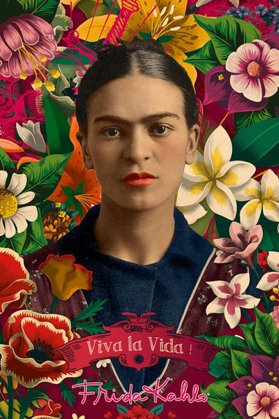 Frida Kahlo Collage Poster