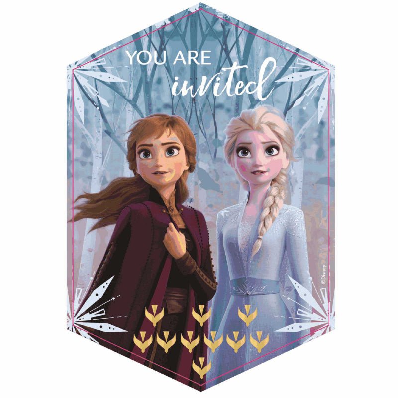 Frozen 2 Party Supplies Invitations 8 Pack with Seals, Save the date stickers & Envelopes Payday Deals