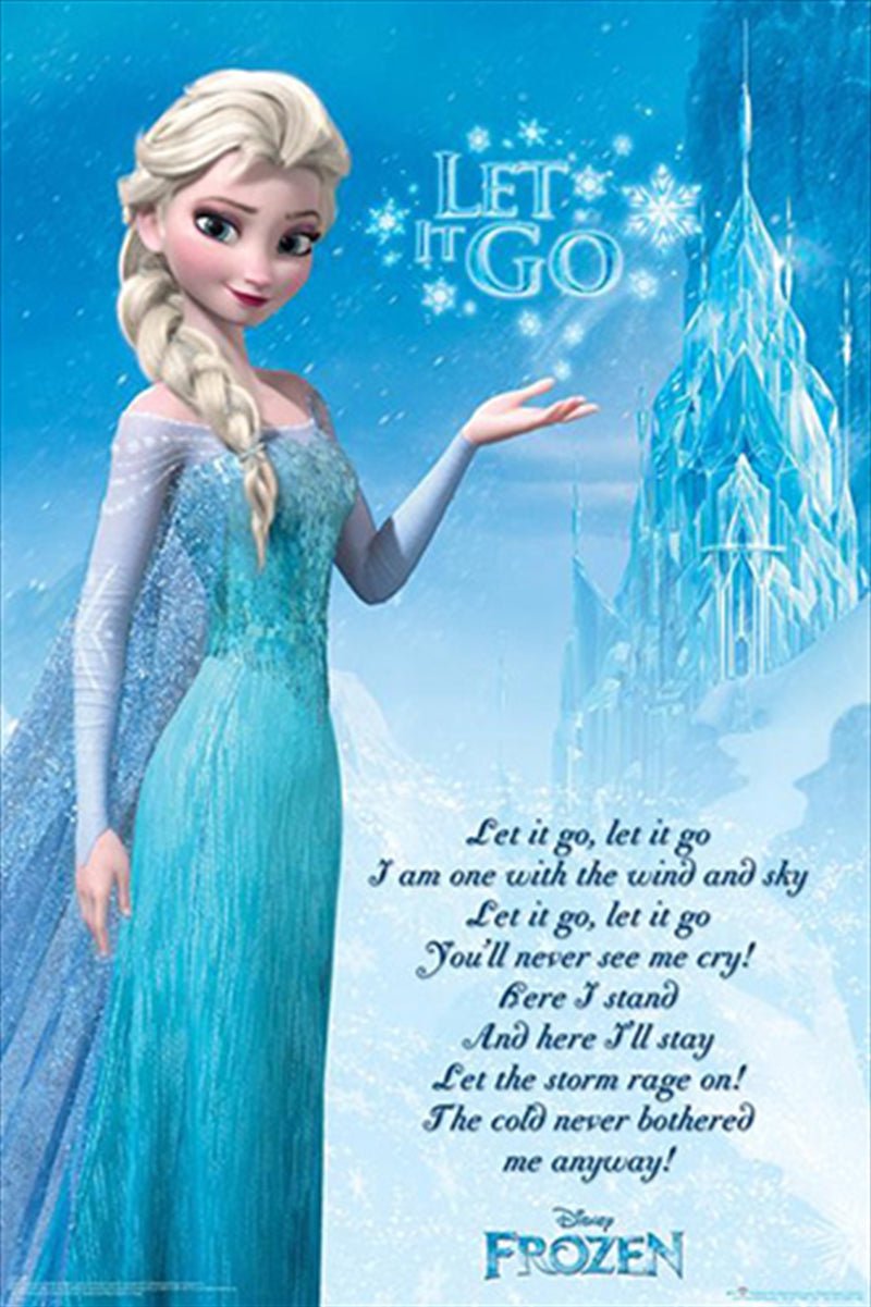 Frozen - Let It Go Chorus Poster Payday Deals