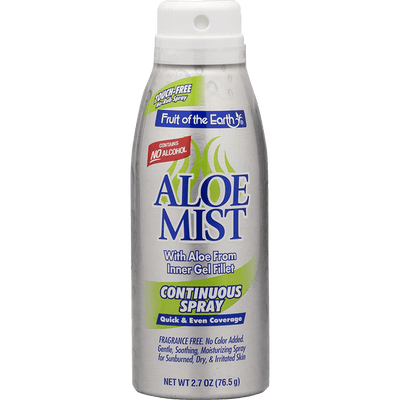 Fruit Of The Earth Aloe Mist 100% Pure Gel Spray Travel Size 76.5gm