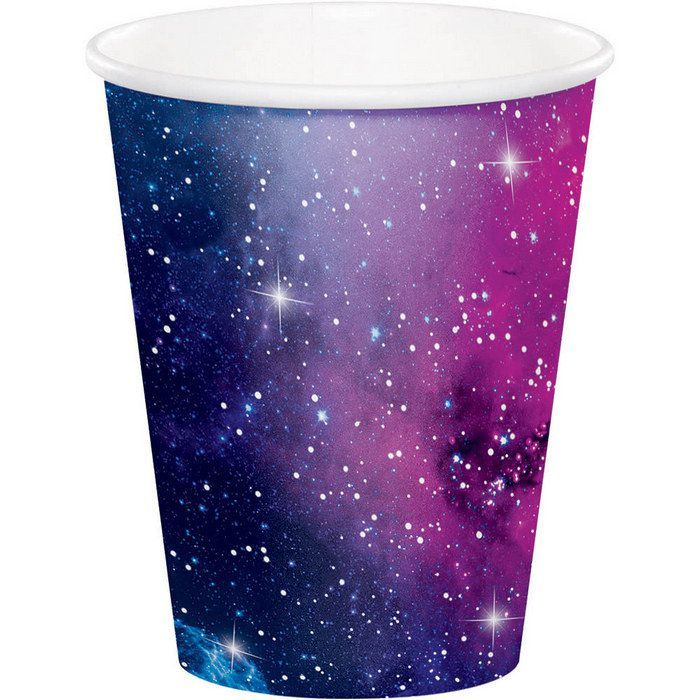Galaxy Party Supplies Paper Party Cups x 8 Pack Payday Deals