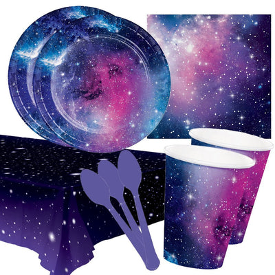 Galaxy Space 16 Guest Deluxe Tableware Party Pack Payday Deals