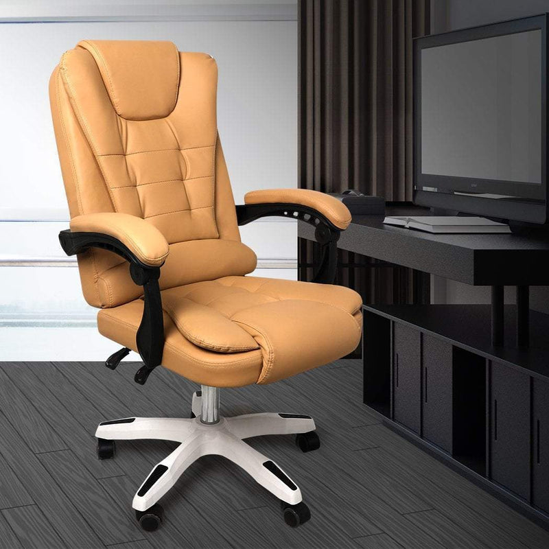 Gaming Chair Office Computer Seat Racing PU Leather Executive Racer Recliner Payday Deals