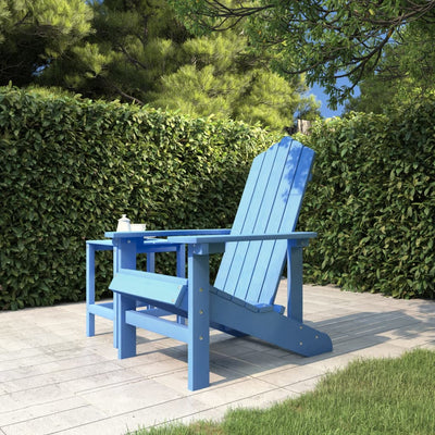 Garden Adirondack Chair HDPE Aqua Blue Payday Deals