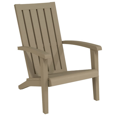 Garden Adirondack Chair Light Brown Polypropylene Payday Deals