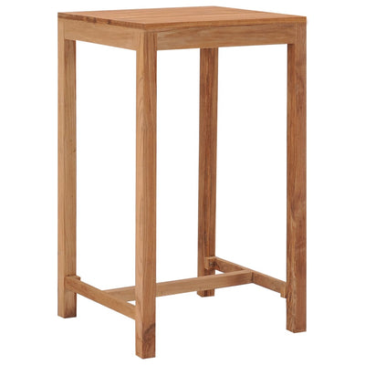Garden Bar Table 60x60x105 cm Solid Teak Wood Payday Deals