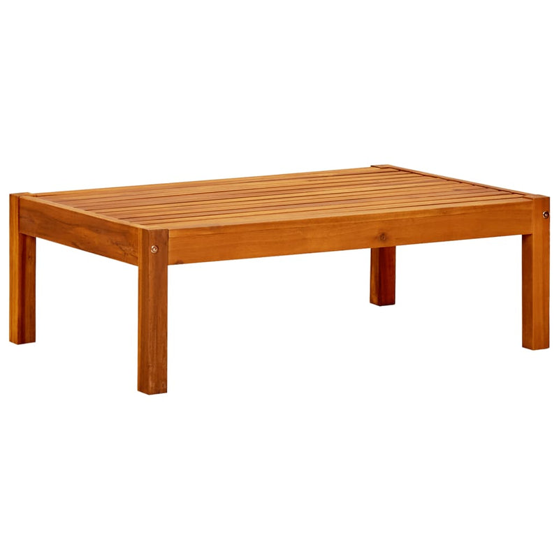 Garden Bench with Canopy and Footrests Solid Acacia Wood Payday Deals