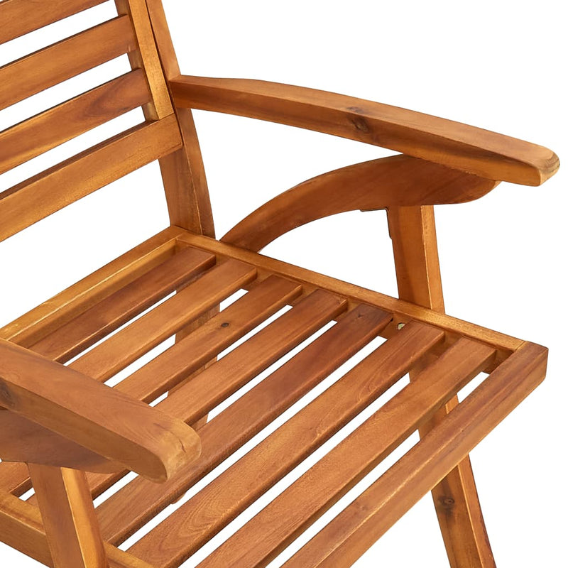 Garden Chairs 3 pcs Solid Acacia Wood Payday Deals