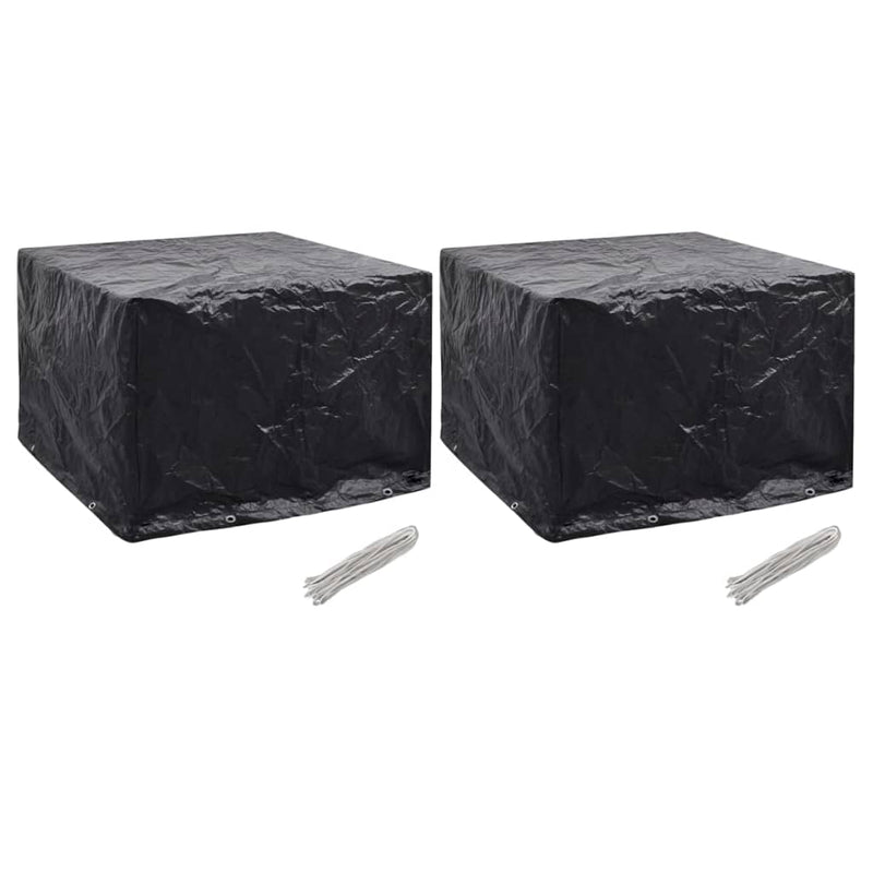 Garden Furniture Covers 2 pcs 8 Eyelets 122x112x98 cm Payday Deals