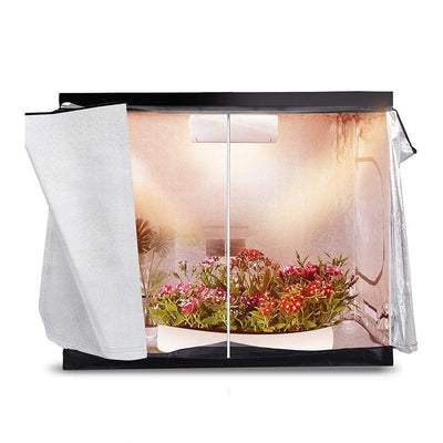 Garden Hydroponics Grow Room Tent Reflective Aluminum Oxford Cloth 140x140cm Payday Deals