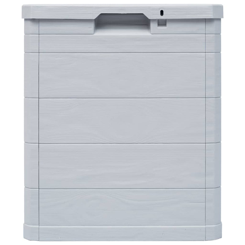 Garden Storage Box 90 L Light Grey Payday Deals