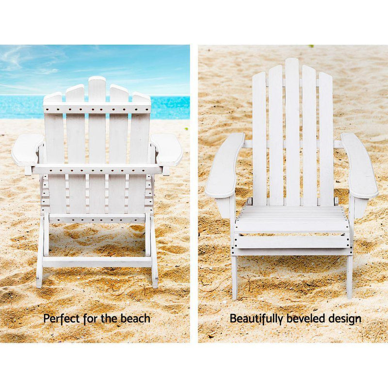 Gardeon 2 Piece Outdoor Beach Chair and Table Set Payday Deals