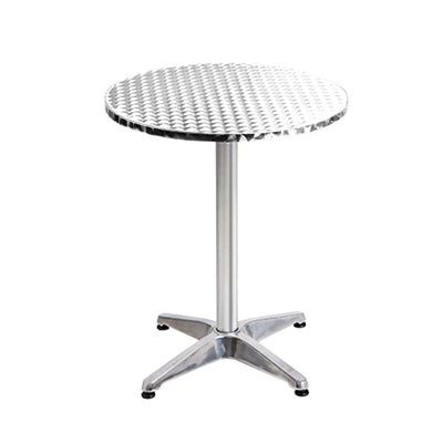 Gardeon 6pcs Outdoor Bar Table Furniture Adjustable Aluminium Cafe Table Round Payday Deals