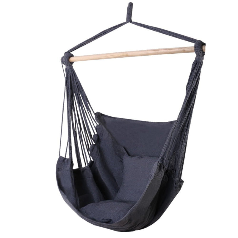 Gardeon Hammock Swing Chair - Grey Payday Deals