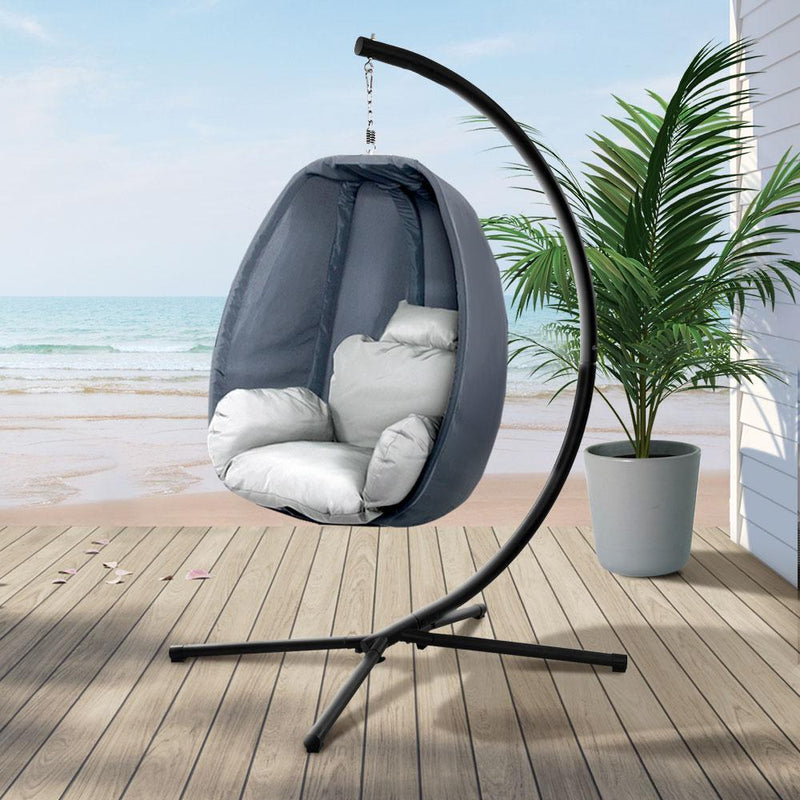 Gardeon Outdoor Furniture Egg Hammock Hanging Swing Chair Pod Lounge Chairs Payday Deals