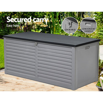 Gardeon Outdoor Storage Box 490L Bench Seat Indoor Garden Toy Tool Sheds Chest Payday Deals