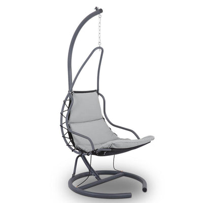 Gardeon Outdoor Swing Hammock Chair w/ Cushion Grey