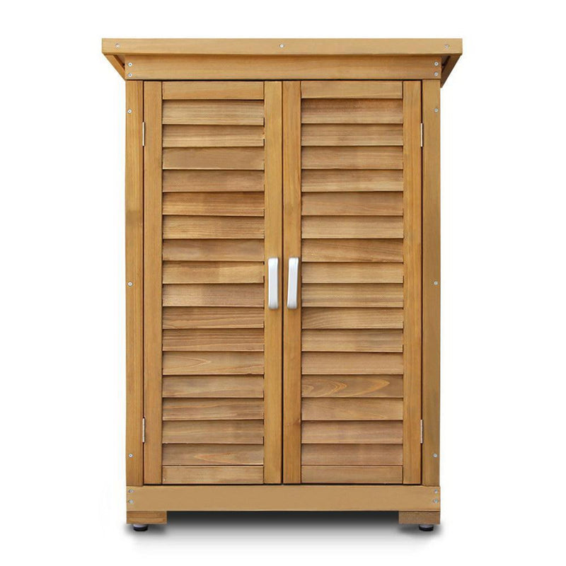 Gardeon Portable Wooden Garden Storage Cabinet Payday Deals