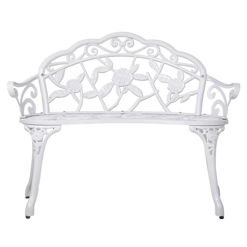 Gardeon Victorian Garden Bench White Payday Deals