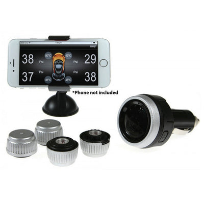 Gator DIY BT Wireless Car Tyre Pressure Monitor Monitoring System App Control TPM Payday Deals