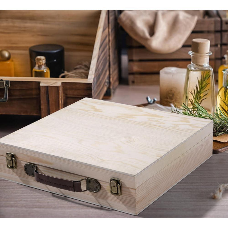 Essential Oil Storage Box Wooden 85 Slots Aromatherapy Container Organiser Case - Payday Deals