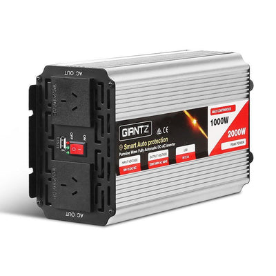 Giantz 1000W Puresine Wave DC-AC Power Inverter
