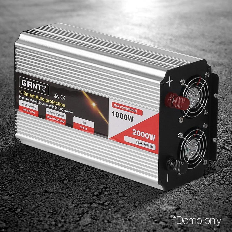 Giantz 1000W Puresine Wave DC-AC Power Inverter